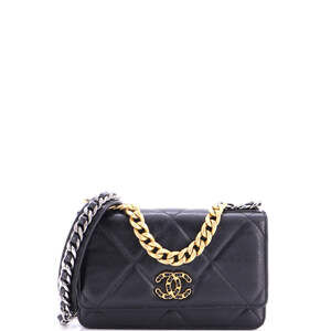 Chanel 19 Wallet on Chain Quilted Goatskin